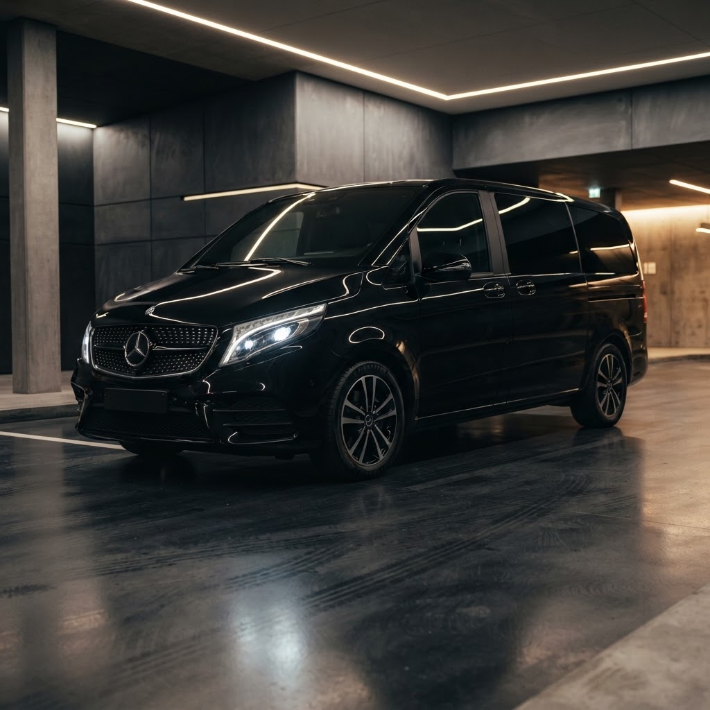 Mercedes-Benz V-Class — van de luxo disponível a pedido — Porto Transfers