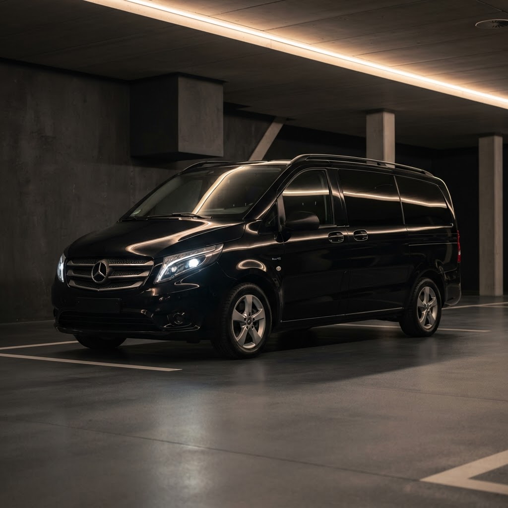 Mercedes-Benz Vito Tourer — van premium disponível a pedido — Porto Transfers